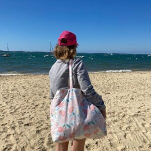 Sac en toile de coton imprimé
