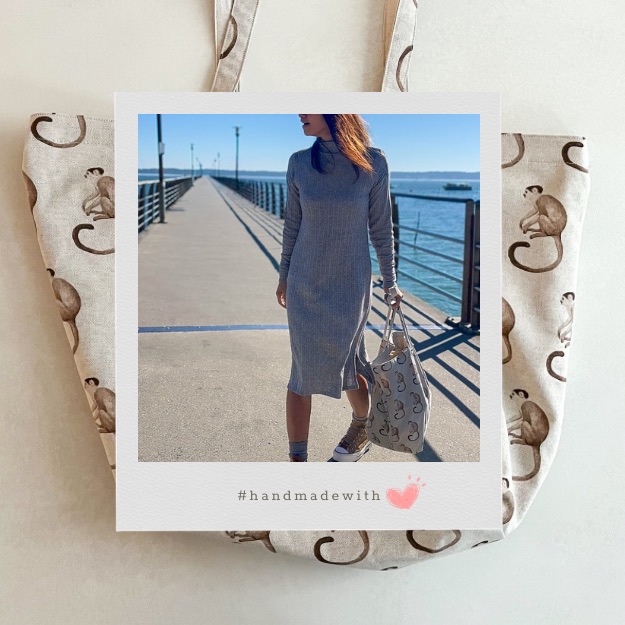 Sac en toile de coton imprimé - Image 20