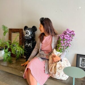 Sac en toile de coton imprimé