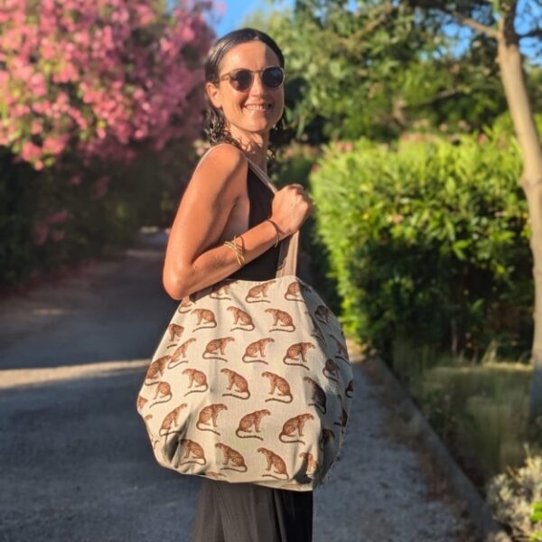 Sac en toile de coton imprimé – Image 2