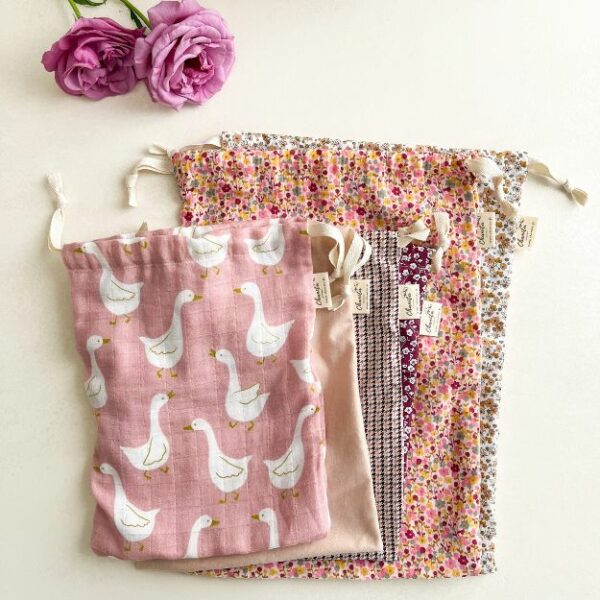 Sac à chaussures en coton lavé – Image 8