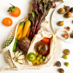 Sac filet courses coton bio anses longues