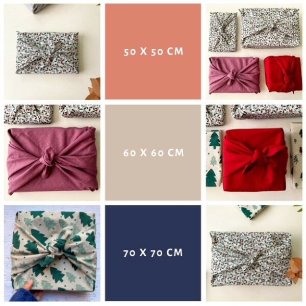 Emballage cadeau furoshiki coton – Image 6