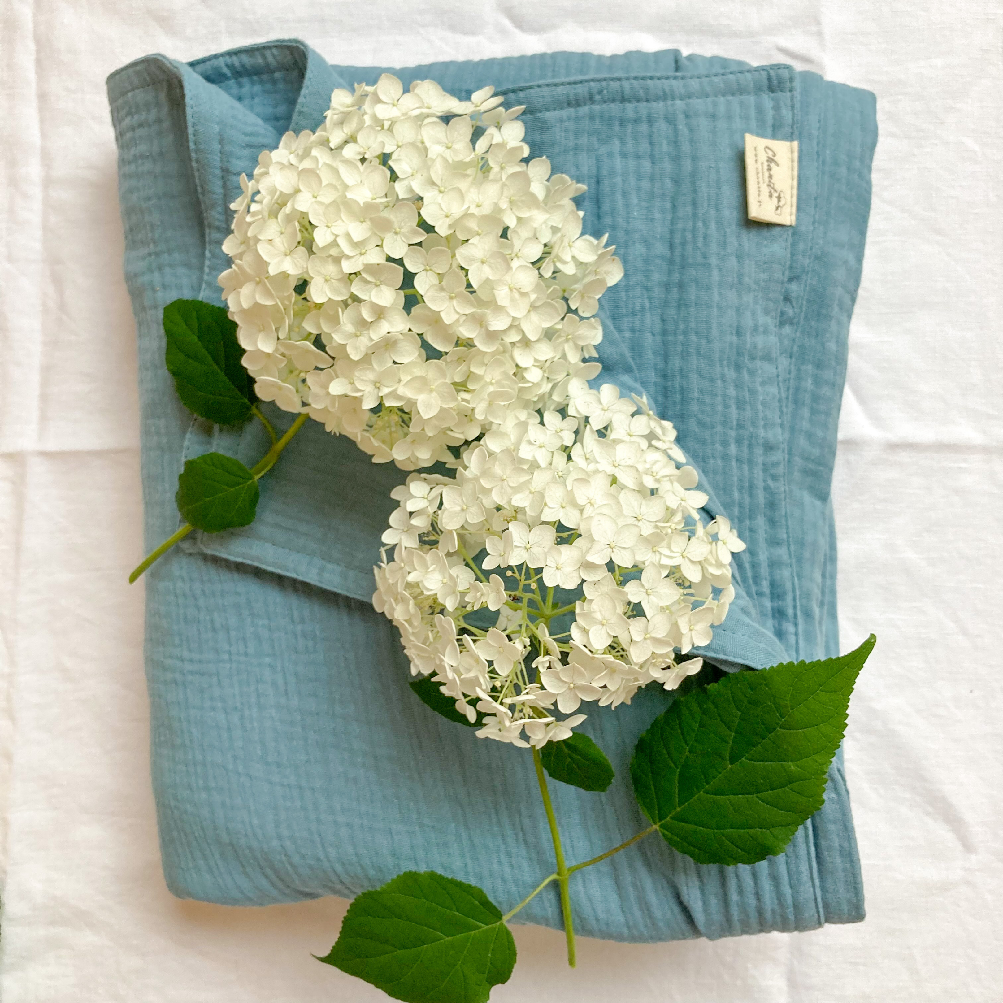 Plaid coton bio épaisseur double