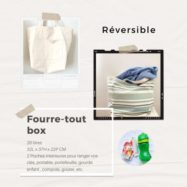 Sac en toile de coton imprimé – Image 4