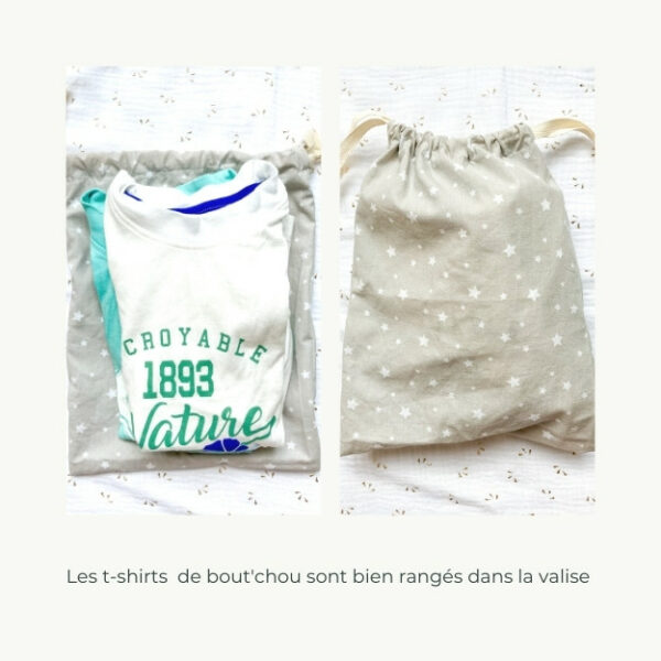 Sac à cordon polyvalent – Image 3