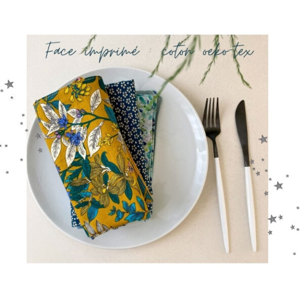 Serviette de table en coton lavé – Image 12