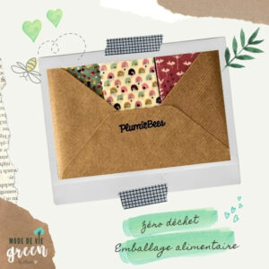 Plum & Bees set de 3 emballages alimentaire réutilisable