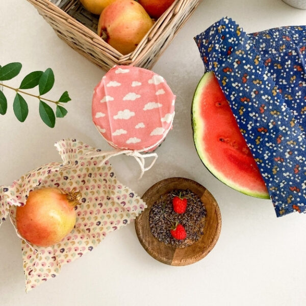 Plum & Bees set de 3 emballages alimentaire réutilisable – Image 3