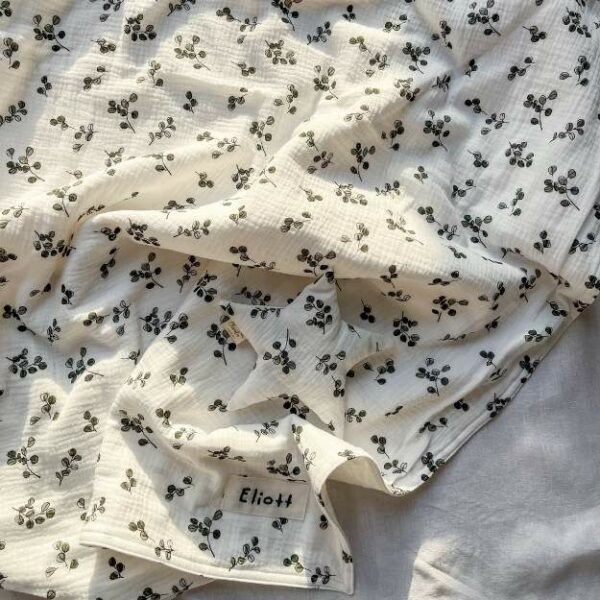 Couverture sweet dream bébé triple épaisseur gaze de coton ultra douce 120 x 120 CM – Image 18