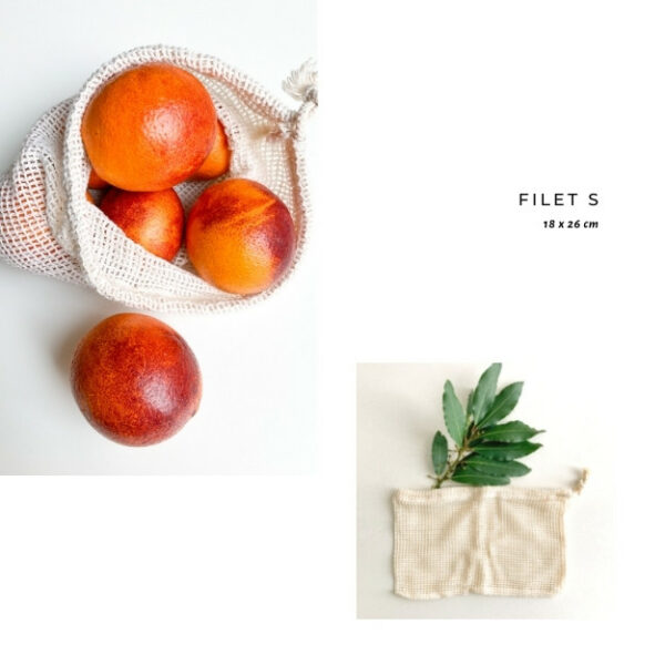 Filets à fruits et légumes en coton bio – Image 2