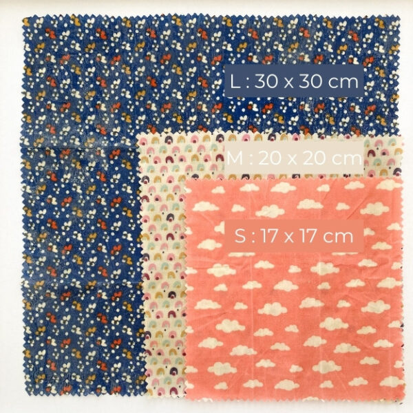 Plum & Bees set de 3 emballages alimentaire réutilisable – Image 2