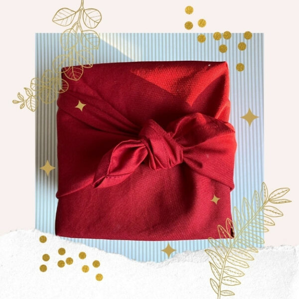 Emballage cadeau furoshiki coton – Image 3