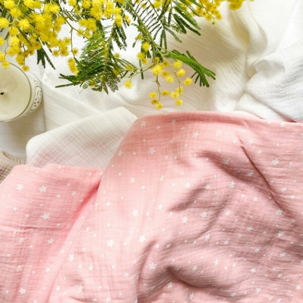 Couverture sweet dream bébé triple épaisseur gaze de coton ultra douce 120 x 120 CM – Image 10