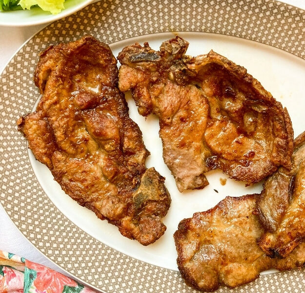 Recette porc mariné de la sauce de poisson