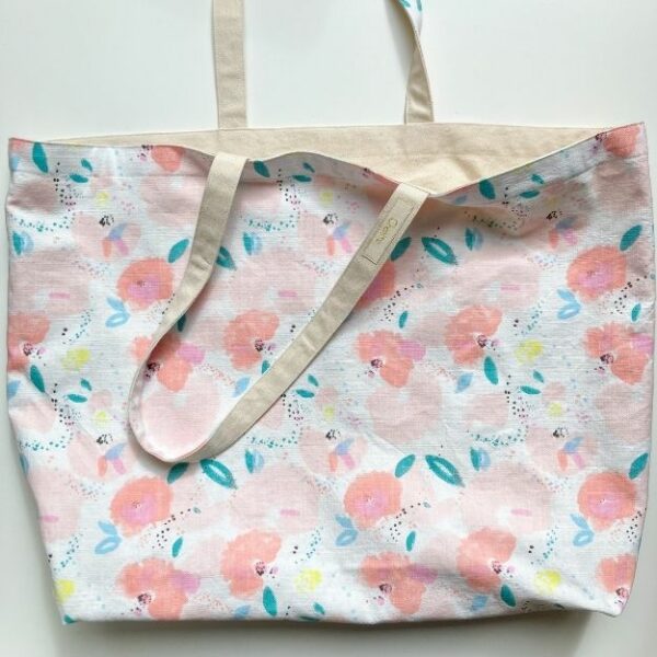 XL cotton canvas tote bag - Image 5