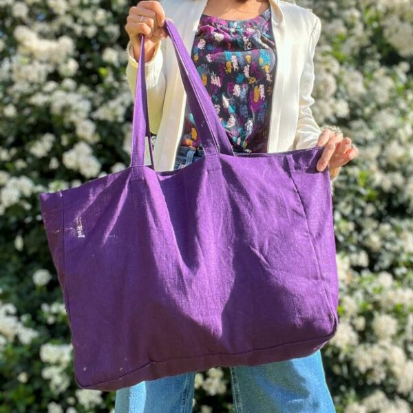 Sac cabas lin lavé – Image 31