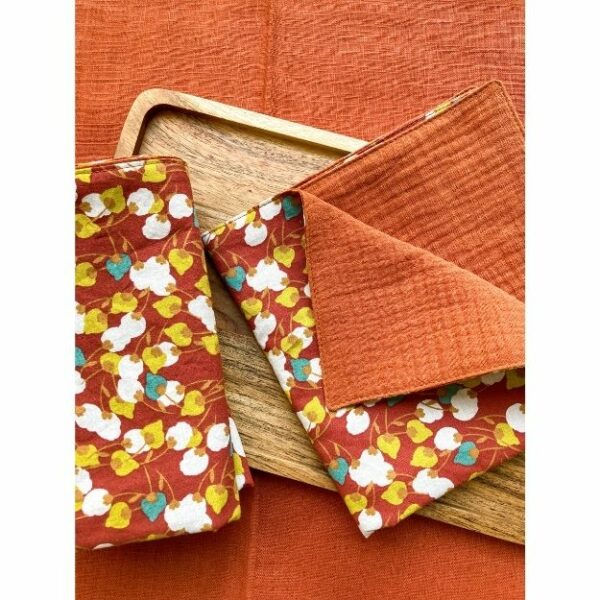 Serviette de table en coton lavé – Image 10