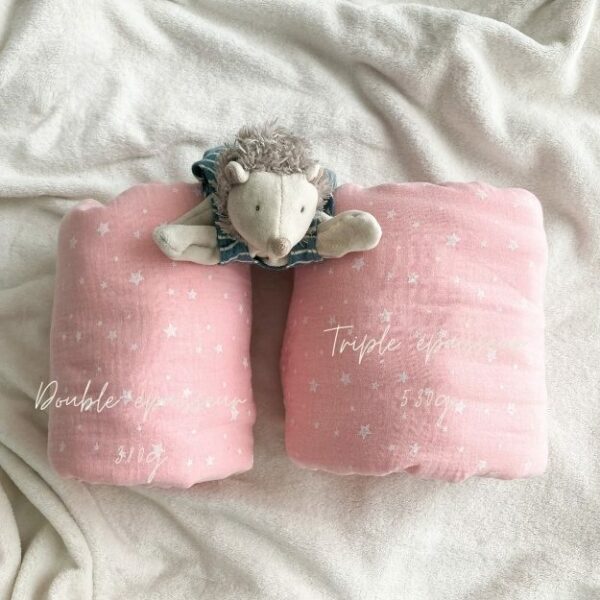 The Sweet Dream double gauze blanket 120 x 120 CM double thickness - Image 5