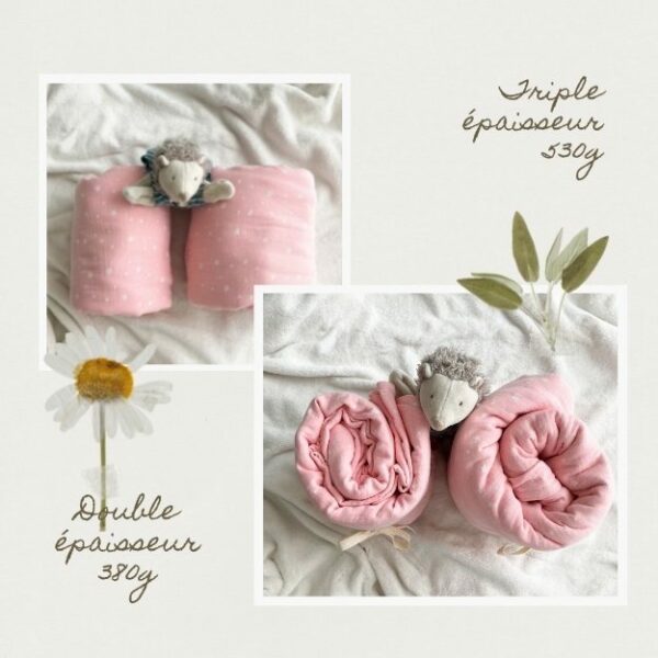 The Sweet Dream double gauze blanket 120 x 120 CM double thickness - Image 4