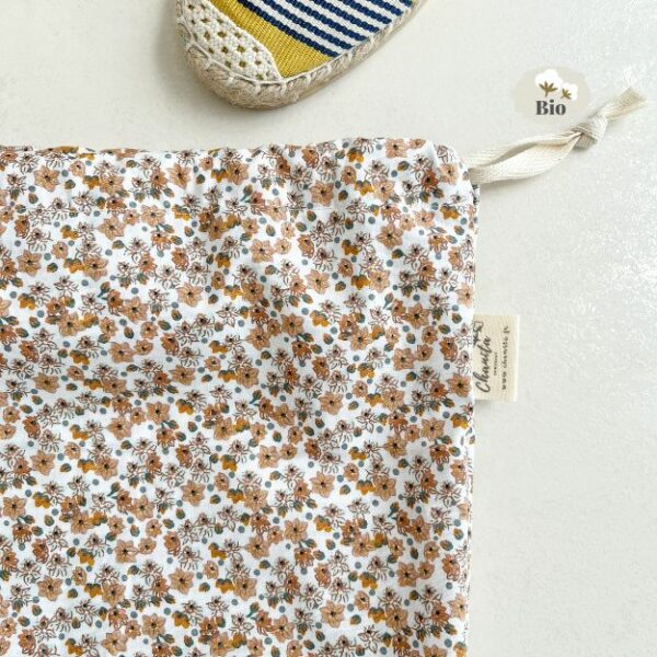 Sac à chaussures en coton lavé – Image 3