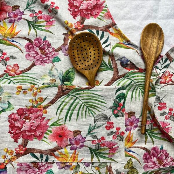 Tablier en coton imprimé – Image 2