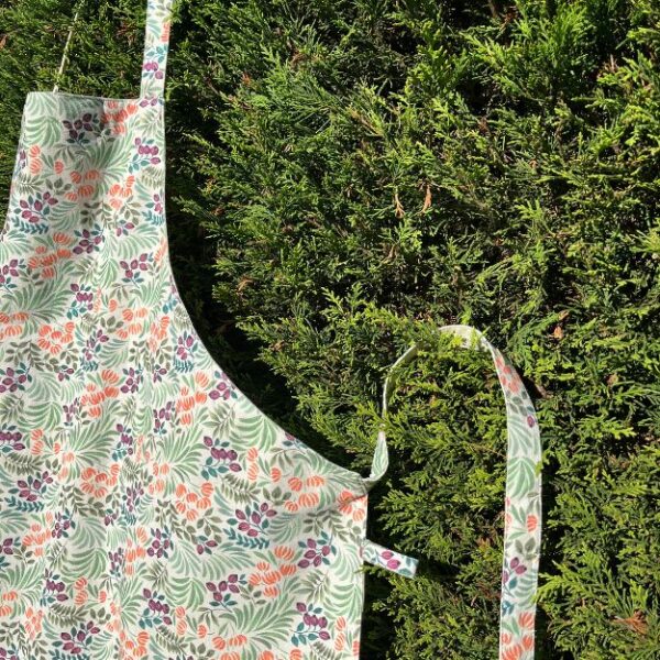 Tablier réversible en coton lavé – Image 6