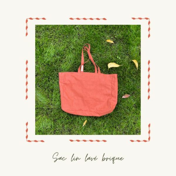 Sac cabas lin lavé – Image 4