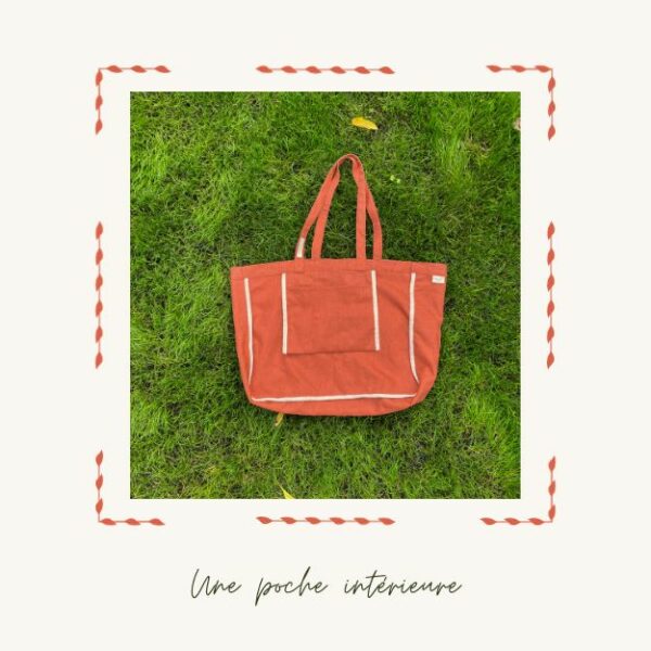 Sac cabas lin lavé – Image 5