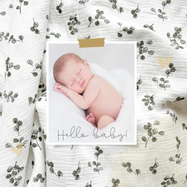 Couverture sweet dream bébé double épaisseur gaze de coton ultra douce 120 x 120 CM – Image 13