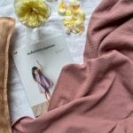 Gaze mauve claire