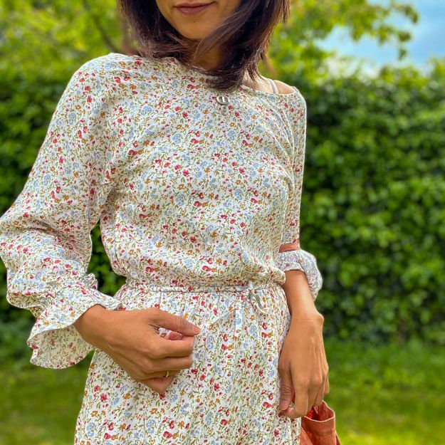 Ma garde-robe fait main avec une robe Marion de Fibremood en popeline de viscose