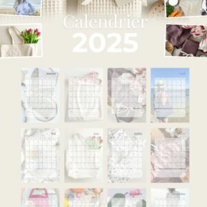 Calendrier 2025 gratuit