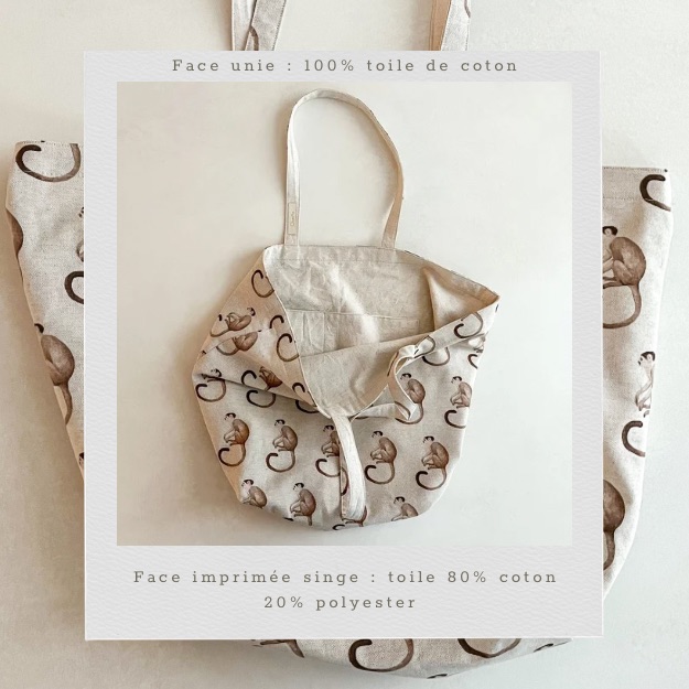 Sac en toile de coton imprimé - Image 18