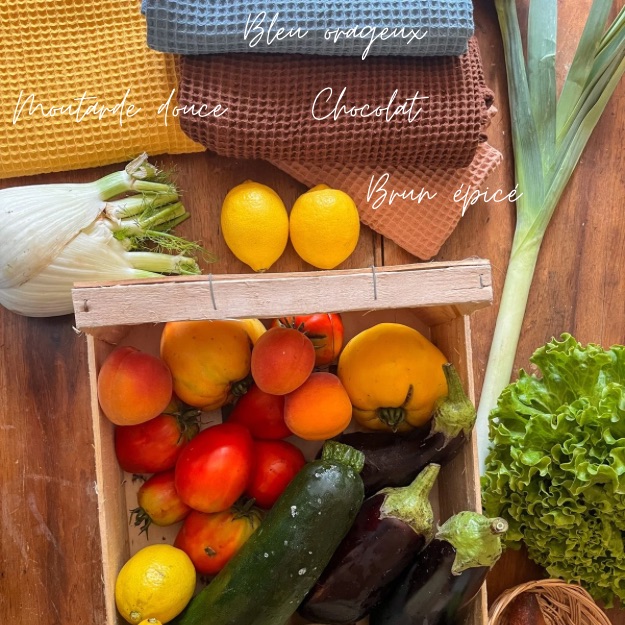 Kitchen towels super soft honeycomb cotton