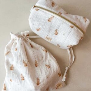 Grande trousse bébé en gaze de coton