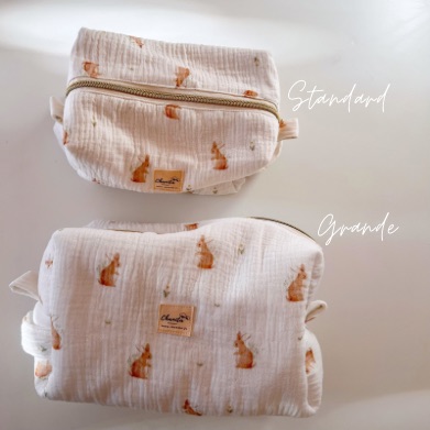 Grande trousse bébé en gaze de coton – Image 4